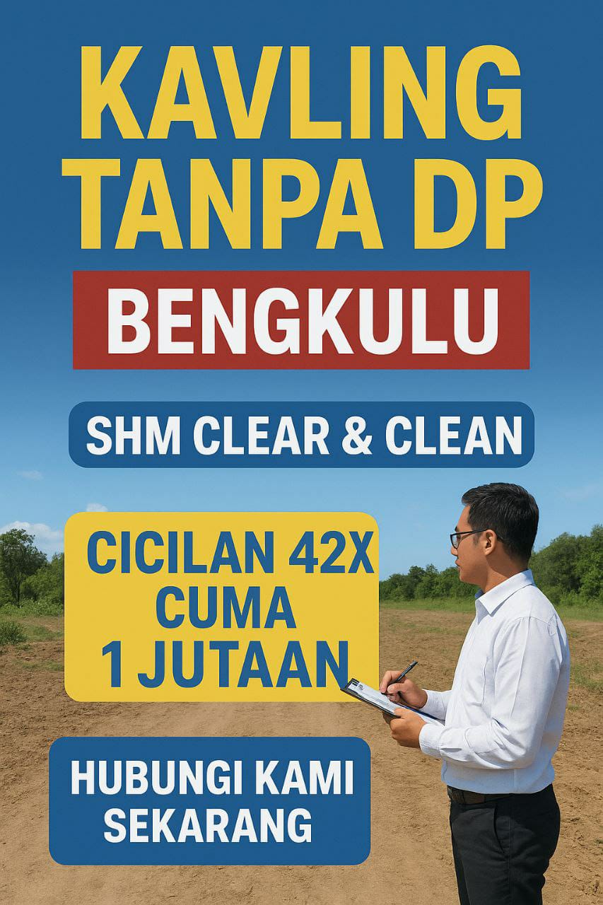 Flyer Kavling Tanpa DP 01